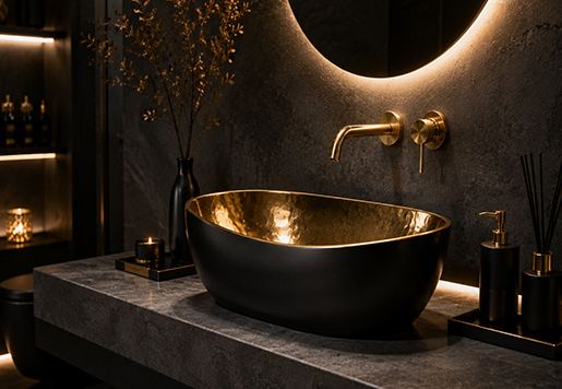 گالری راهنمای جامع انتخاب کاسه روشویی طلایی