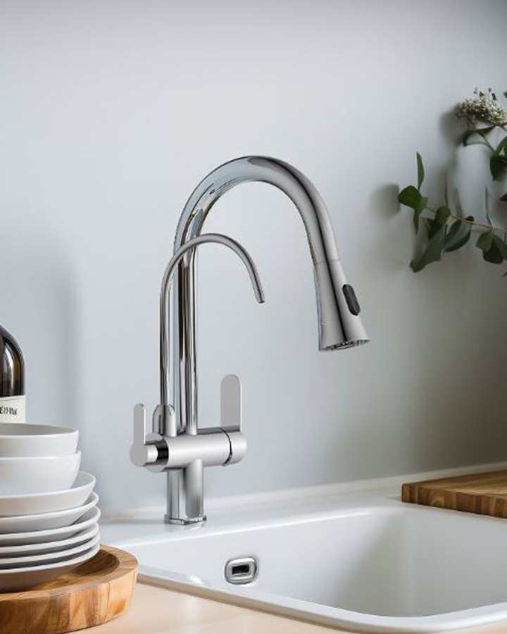 شیر سینک شلنگدار 